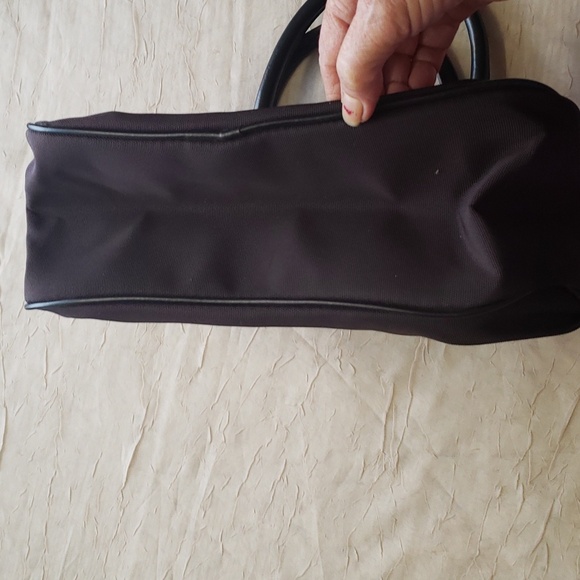 Victoria's Secret Zippered Canvas Travel / Toiletry Bag - Dark Brown color. - Picture 10 of 14